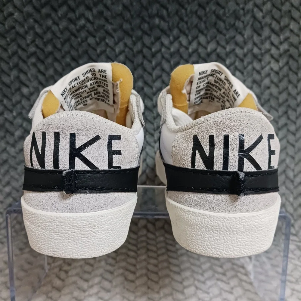 Nike Blazer Low 77 Jumbo White Black Sail Women's Sneakers Shoes Size 6